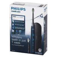 Звуковая зубная щетка Philips HX6851/29, темно-синий/черный