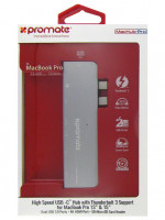 Thunderbolt 3 Адаптер Promate MacHub-Pro High Speed USB Type-C