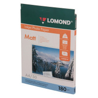 Фотобумага для принтера Lomond односторонняя матовая А4 180гр